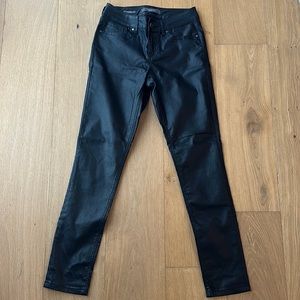 The Limited Coated Black Denim